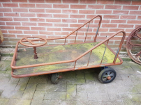 Vintage, retro cart/push cart, decorative as a plant table 😉😍