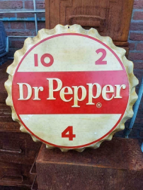 Original and from the USA vintage cap sign Dr.Pepper