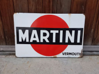 Tof emaille bord van Martini Vermouth uit 1952🍸 