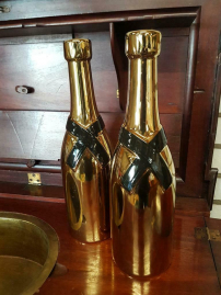 New champagne bottle vase