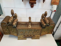 A real Turkish or Moroccan shoe shine box