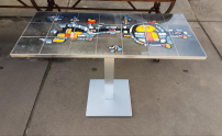 Cool mid-century side table by Adri Belgique ðŸ˜�
