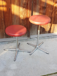 Vintage design swivel stool, stool by Enraf â€‹â€‹Nonius Delft ðŸ¤©