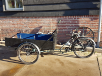 Antique cargo bike, transport-, delivery-, moving-, advertising bike 😎