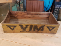 Oude originele winkelkist van Vim zeep😍