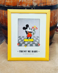 Mickey Mouse, Trust me baby, by Werner Gregori😍