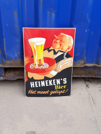 Original enamel advertising sign from Heineken 🍺, no.1