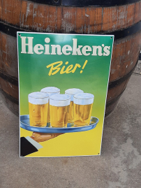 Original enamel advertising sign from Heineken 🍺, no.2