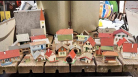 27 x seventies playhouses, model making, railway housesðŸš‚