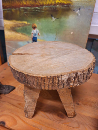 Stool, table made from 1 piece of oak 😍