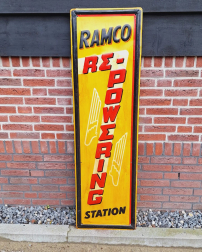 Originele tinplate USA, Ramco re-powering station⛽️