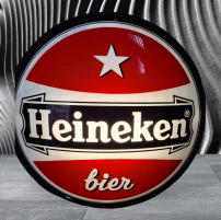 Old single-sided Heineken Beer advertising light box🍺