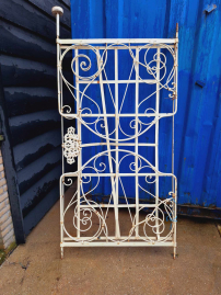 Beautiful antique iron folding bed from France for sale😍