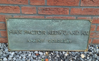 Pracht reclame plaquette plaque plaat Max Factor Nederland