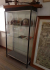 Large vintage display cabinet with sliding doors🤩