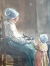 Origineel en antiek aquarel schilderij van Hollandse meesterschilder G.J.Sijthoff