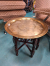 Great table, foldable with separate copper top, hip and trendy