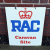 Zwaar emaille, geëmailleerd bord RAC Caravan Site 👑