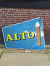 Zeer groot Langcat Holland emaille bord van ALTO sigaren😎