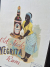 Original lithographic poster of Old Nick Negrita Rum.