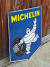 Cool and large double-sided enamel sign from Michelin😎