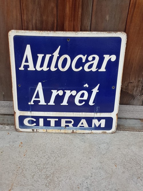 Original, old and heavy enamel sign from France 🇫🇷