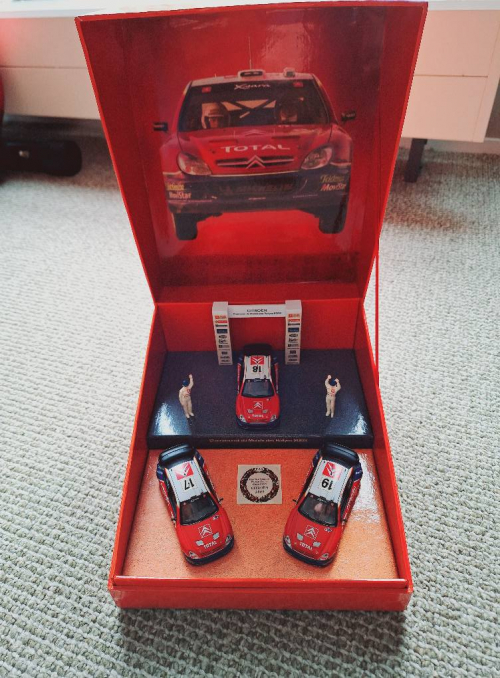 Collectors box, Citroen Xsara WRC Worldchampion uit 2003🏁